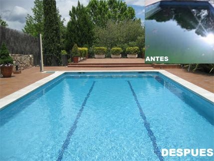 Limpieza de piscina sin vaciado