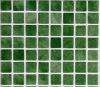 Gresite para piscinas verde y blanco niebla Z22 25 x 25 mm