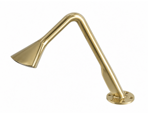 Cañón para piscina Fidji Sunlit Gold con boquilla plana en acero inoxidable Aisi 316L Flexinox