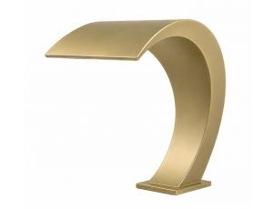 Cascada para piscinas Mini Bali mate en acero inoxidable Aisi 316L sunlit gold Flexinox