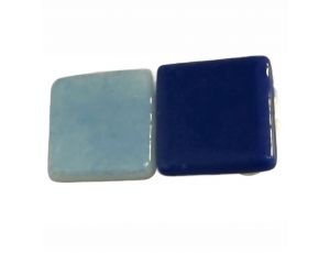 Plancha de gresite Mix azul A19 20 x 20 mm para reparaciones de piscina