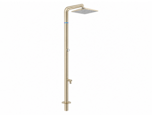 Ducha piscina Orana Flexinox acero inoxidable AISI 304L SUNLIT GOLD