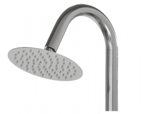 Ducha piscina Redonda CRM acero inoxidable AISI 304