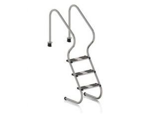 Escalera piscinas de fácil acceso 3 peldaños dobles en acero inoxidable Aisi 304 Gre