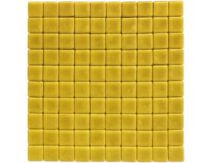 Plancha de gresite  Amarillo A20 25 x 25 mm para reparaciones de piscina