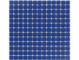 Plancha de gresite Azul  A17 25 x 25 mm para reparaciones de piscina