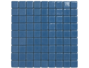 Plancha de gresite Azul  B39 22 x 22 mm para reparaciones de piscina