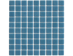 Plancha de gresite  Azul B47 21 x 21 mm para reparaciones de piscina