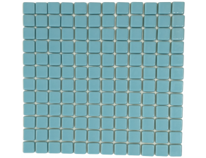 Plancha de gresite Azul B64 35 x 35 mm para reparaciones de piscina