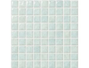 Plancha de gresite Azul claro B22 23 x 23 mm para reparaciones de piscina