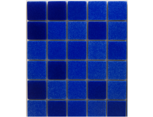 Plancha de gresite Mix azul A41 20 x 20  mm para reparaciones de piscina