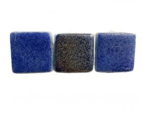Plancha de gresite Mix azul B60 24 x 24 mm para reparaciones de piscina