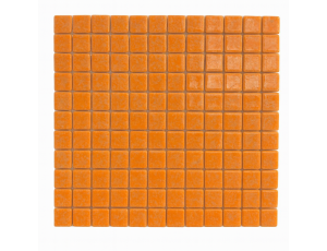 Plancha de gresite naranja A30 25 x 25 mm para reparaciones de piscina