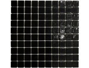 Plancha de gresite Negro A11 21 x 21 mm para reparaciones de piscina