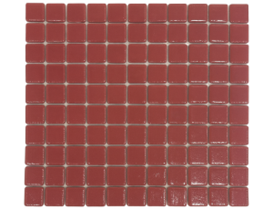 Plancha de gresite Rosado A13  20 x 20 mm para reparaciones de piscina