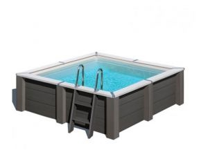 Piscina desmontable Gre Avantgarde Nova cuadrada de composite