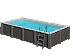Piscina desmontable Gre Avantgarde Nova rectangular de composite
