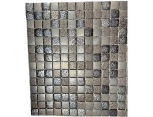 Plancha de gresite mix gris F2 22 x 22 mm para reparaciones de piscina
