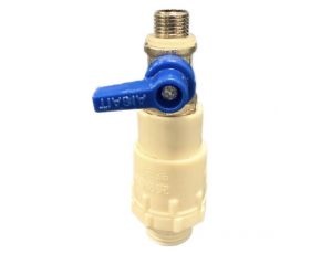 Válvula reductora de presión para ducha de piscina ABS Poolstar