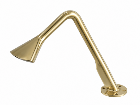 Cañón para piscina Fidji Sunlit Gold con boquilla plana en acero inoxidable Aisi 316L Flexinox