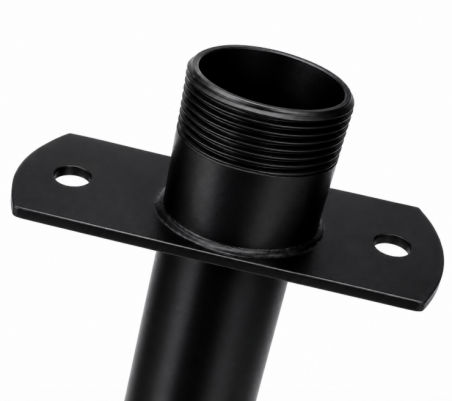 Cañón para piscina Tahiti en acero inoxidable  Nero acabado negro mate Aisi 316L Flexinox