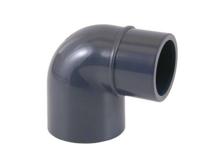 Codo 90º PVC reducido encolar para piscina Cepex