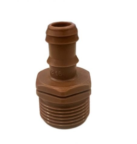 Empalme rosca 3/4 Ø 16 mm para riego por goteo