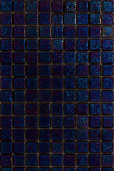 Plancha de gresite Azul oscuro B26 23 x 23 mm para reparaciones de piscina