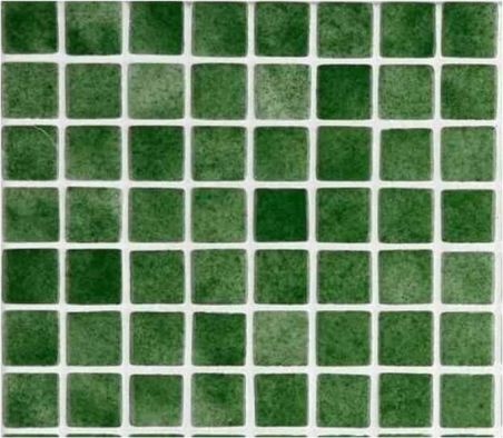Gresite para piscinas verde y blanco niebla Z22 25 x 25 mm