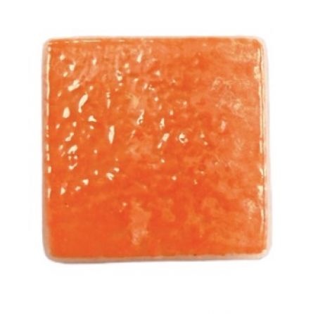 Plancha de gresite Naranja B18 25 x 25 mm para reparaciones de piscina