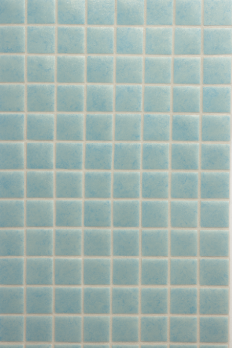 Plancha de gresite  Azul  cielo  Z35 22 x 22 mm para reparaciones de piscina