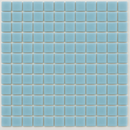 Plancha de gresite azul Z43 21 x 21 mm para reparaciones de piscina