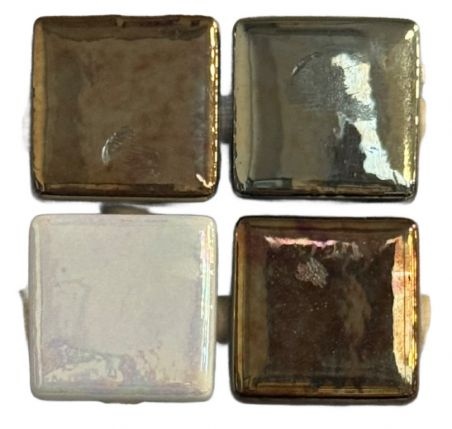 Plancha de gresite Mix dorado Z13 25 x 25 mm para reparaciones de piscina