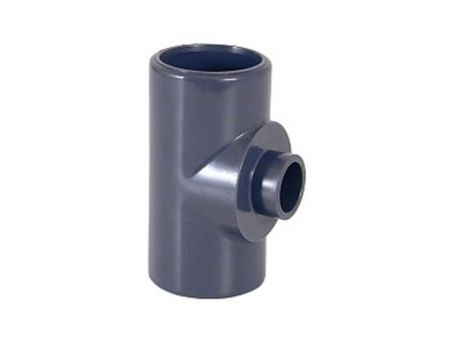 Te 90º PVC reducido encolar para piscina Cepex