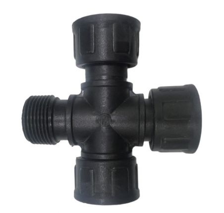 Te batería H x H x M 1' para riego por goteo