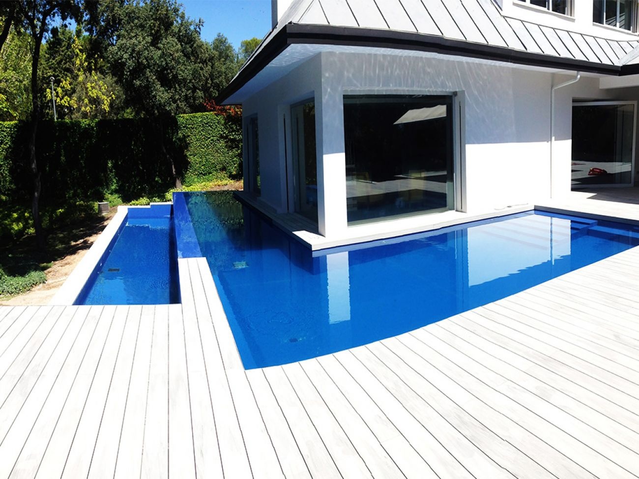 Rehabilitación de piscina en Madrid ( La Moraleja )